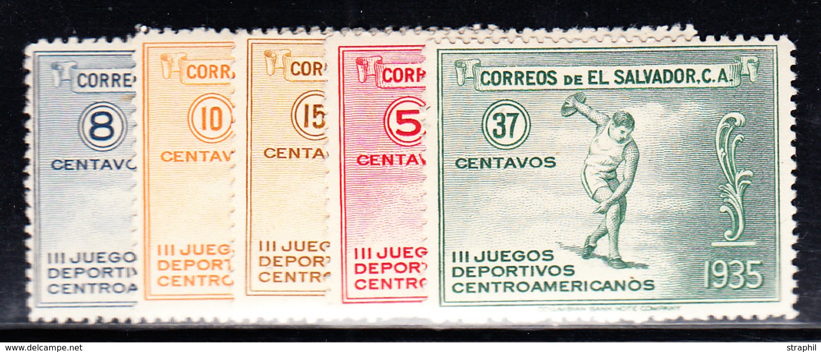 ** N°491/95 - 3ème Jeux Sportifs - TB - El Salvador