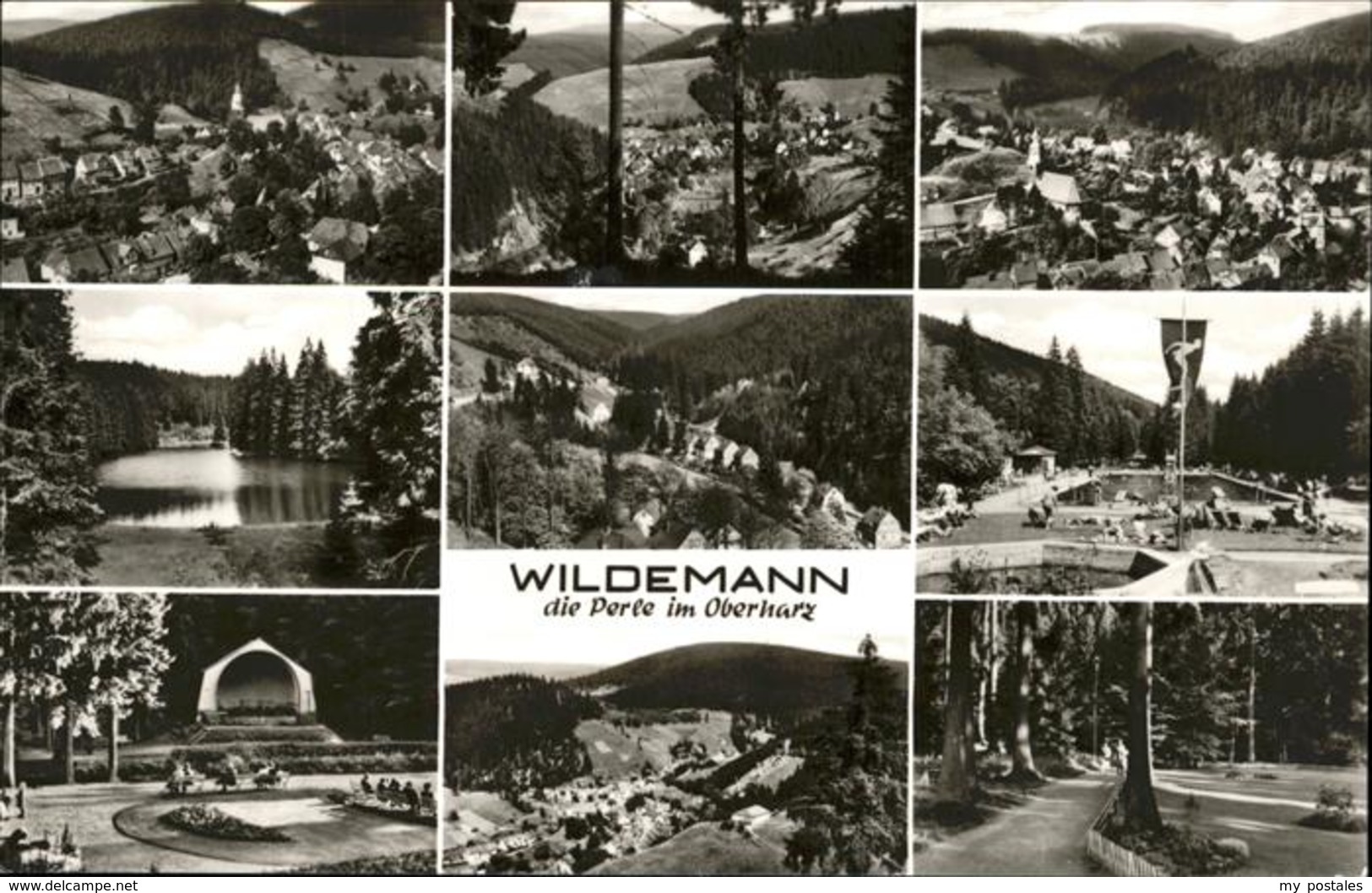 41276639 Wildemann Kurpark Pavillon Spiegelbad Blick Von Den Drei Birken Oberer - Wildemann