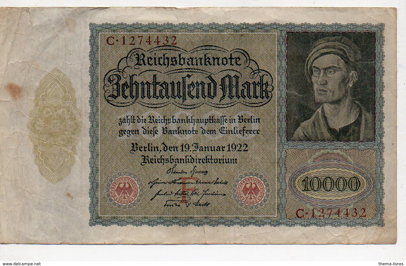 Lot De 7 Billets époque De La Grande Inflation ALLEMAGNE Années 30  (PPP8152) - Lots & Kiloware - Banknotes