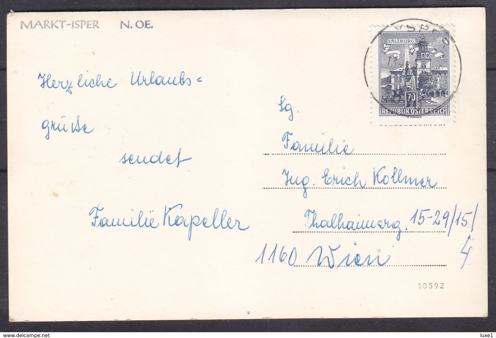 AUSTRIA , MARKT -  ISPER   ,  OLD  POSTCARD - Melk