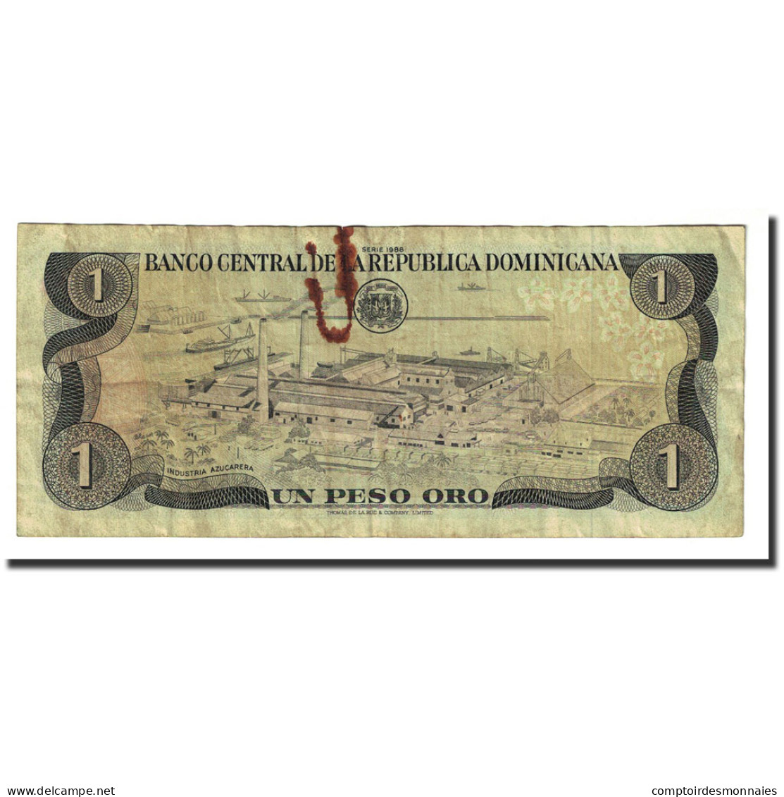Billet, Dominican Republic, 1 Peso Oro, 1988, KM:126a, B+ - Dominikanische Rep.