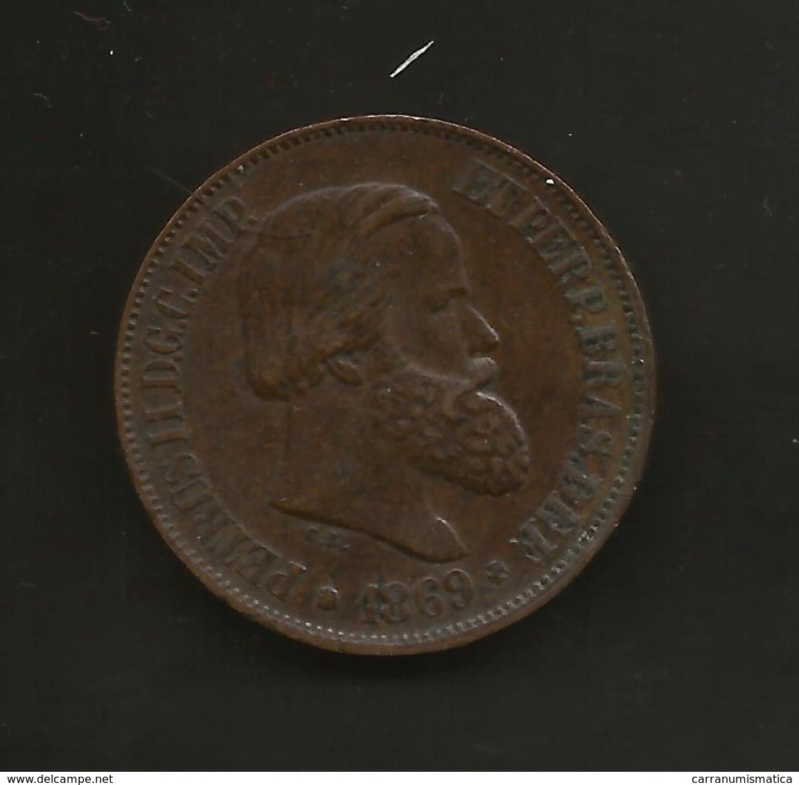 BRAZIL / BRASIL  - 20 REIS (1869) Pedro II - Brasile