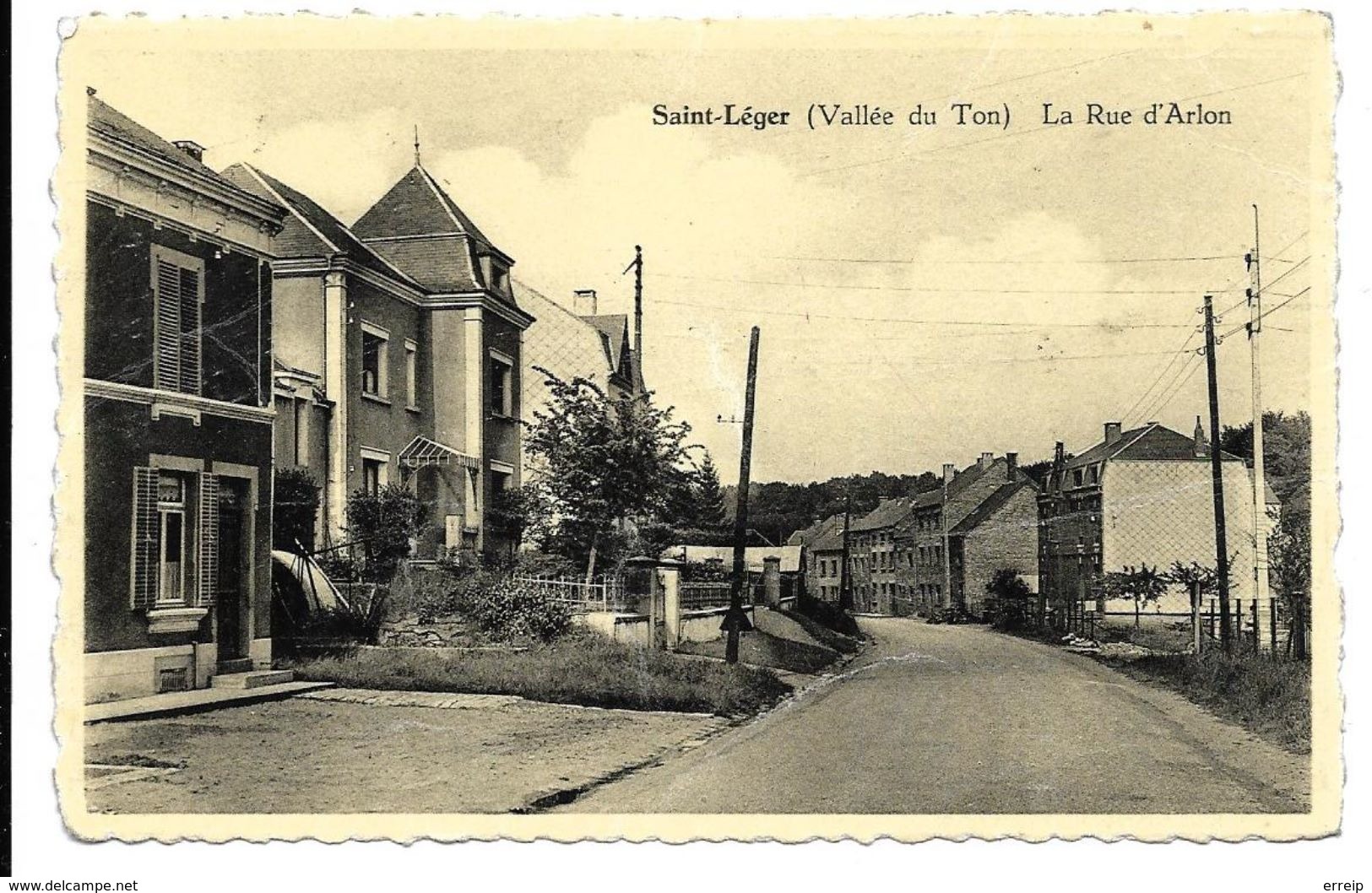 Saint Léger (vallée Du Ton) La Rue D'Arlon - Saint-Léger