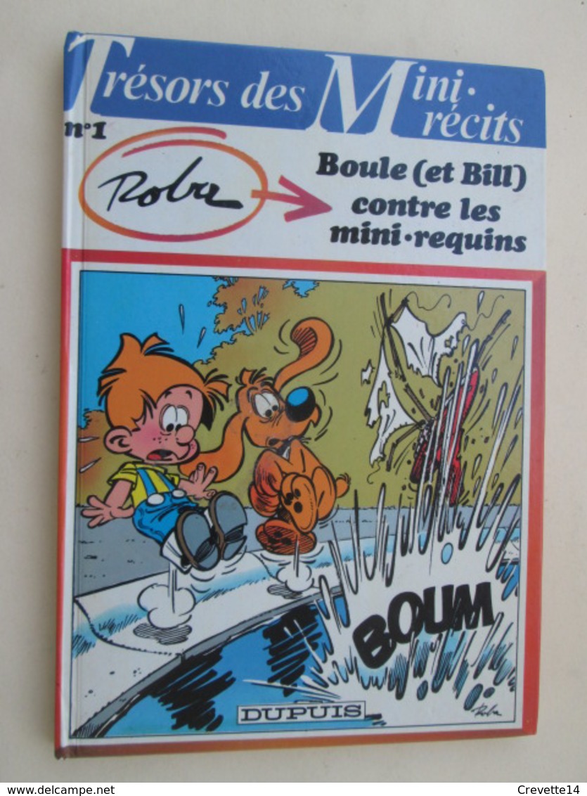 BD2006    Cartonné Format A5 , ROBA / BOULE ET BILL CONTRE LES MINI REQUINS , Coté 8 Euros Au Dernier BDM - Boule Et Bill