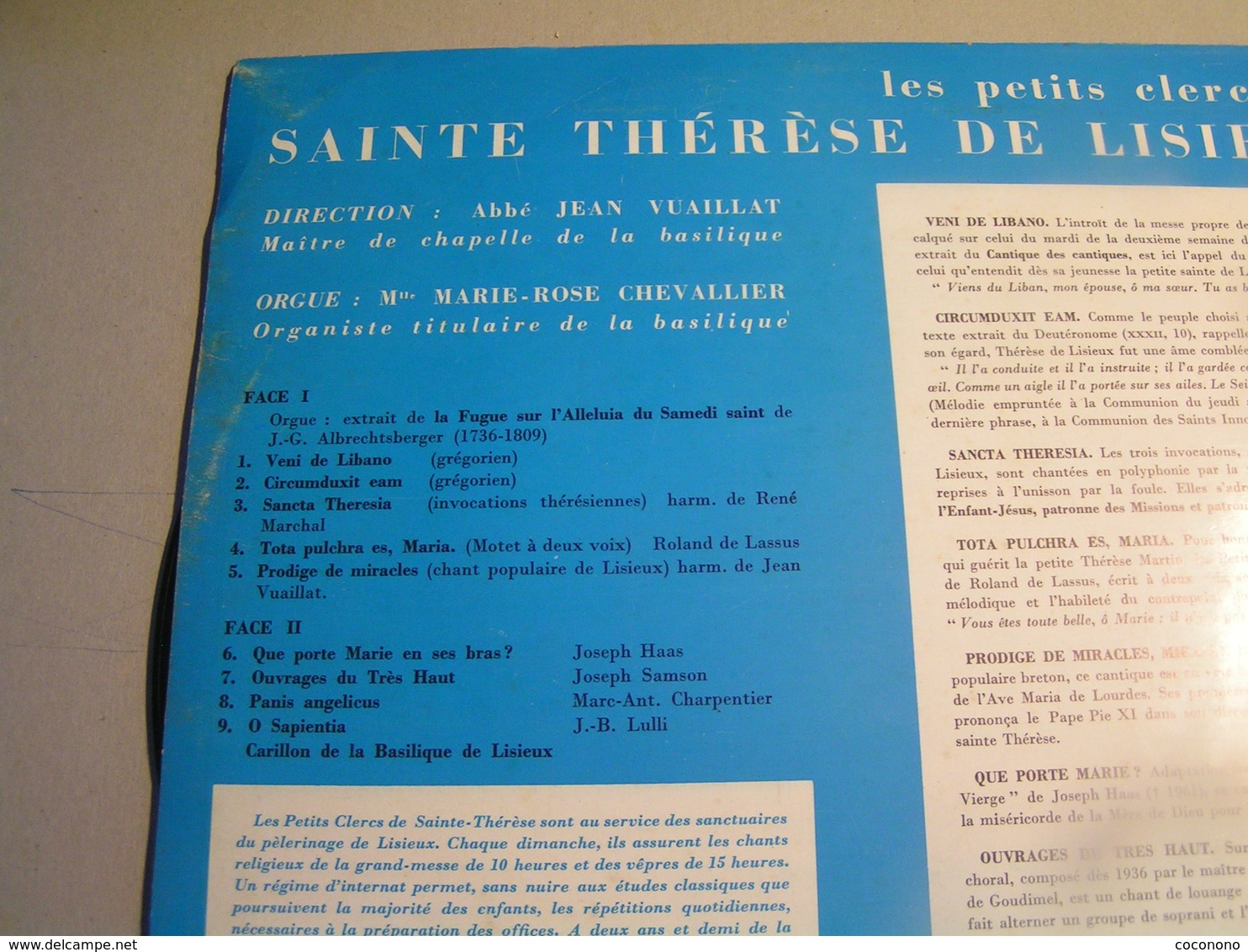 Vinyles - Les Petits Clercs De Ste Thérèse De Lisieux - Canciones Religiosas Y  Gospels