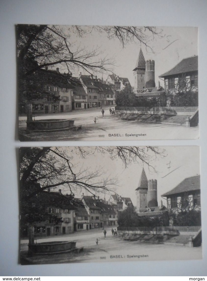 CPA SUISSE, BALE, BASEL - JOLI LOT DE 21 CPA DE BALE, ANIMATIONS, VILLAGES, ++, TOUS LES SCANS