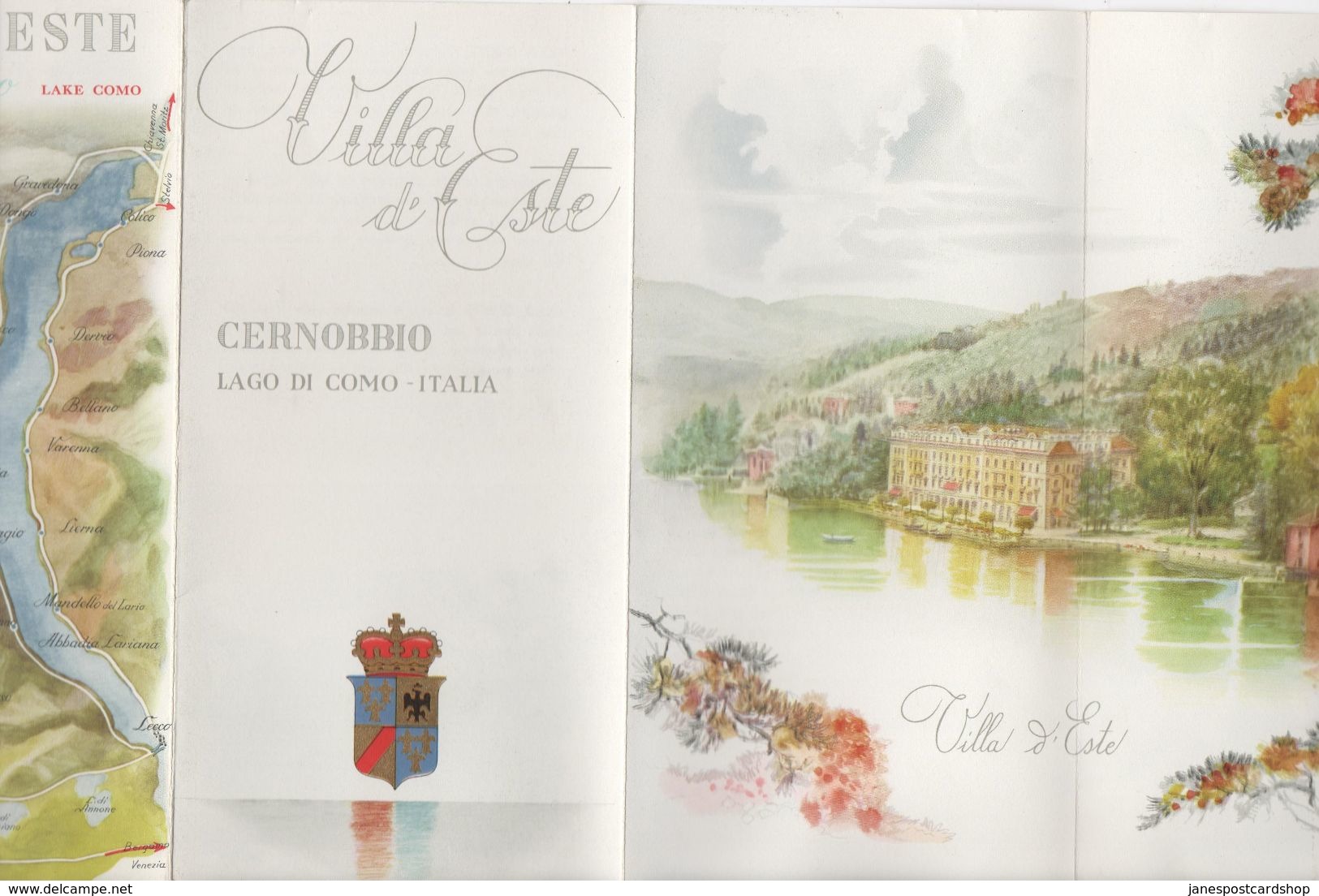 Advertising Brochure And Booklet For Villa D Este - Cernobbio, Lago Di Como, Italy - Advertising