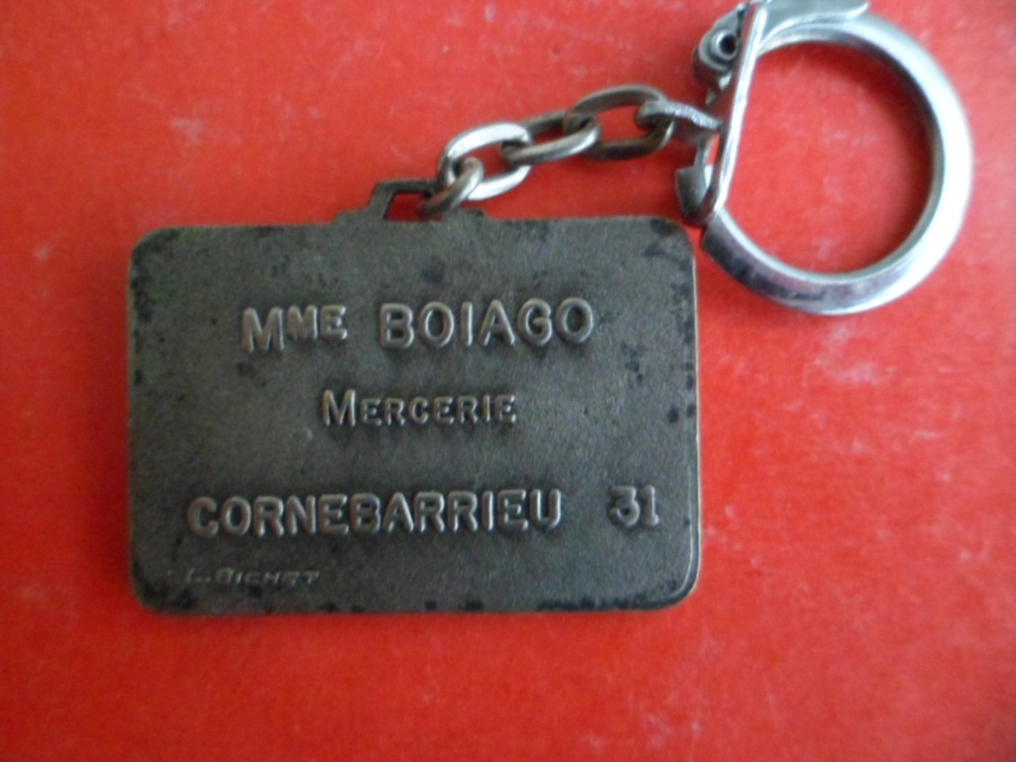 Vieux PC MERCERIE CHANTELAINE Mme BOIAGO à 31 CORNEBARRIEU  Haute Garonne - Key-rings