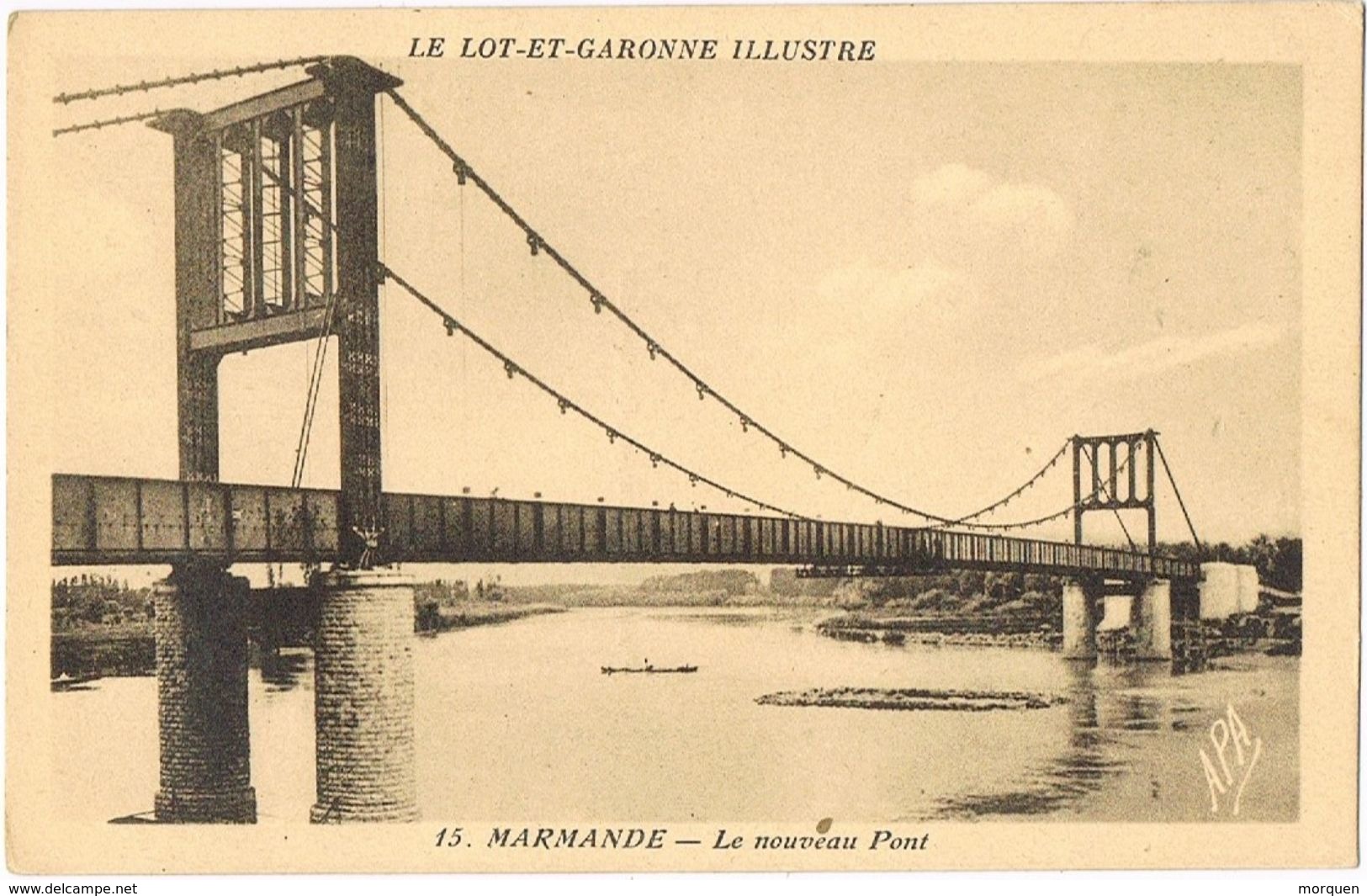 28180. Postal MARMANDE (Lot Et Garonne). Le Nouveau Pont - Marmande