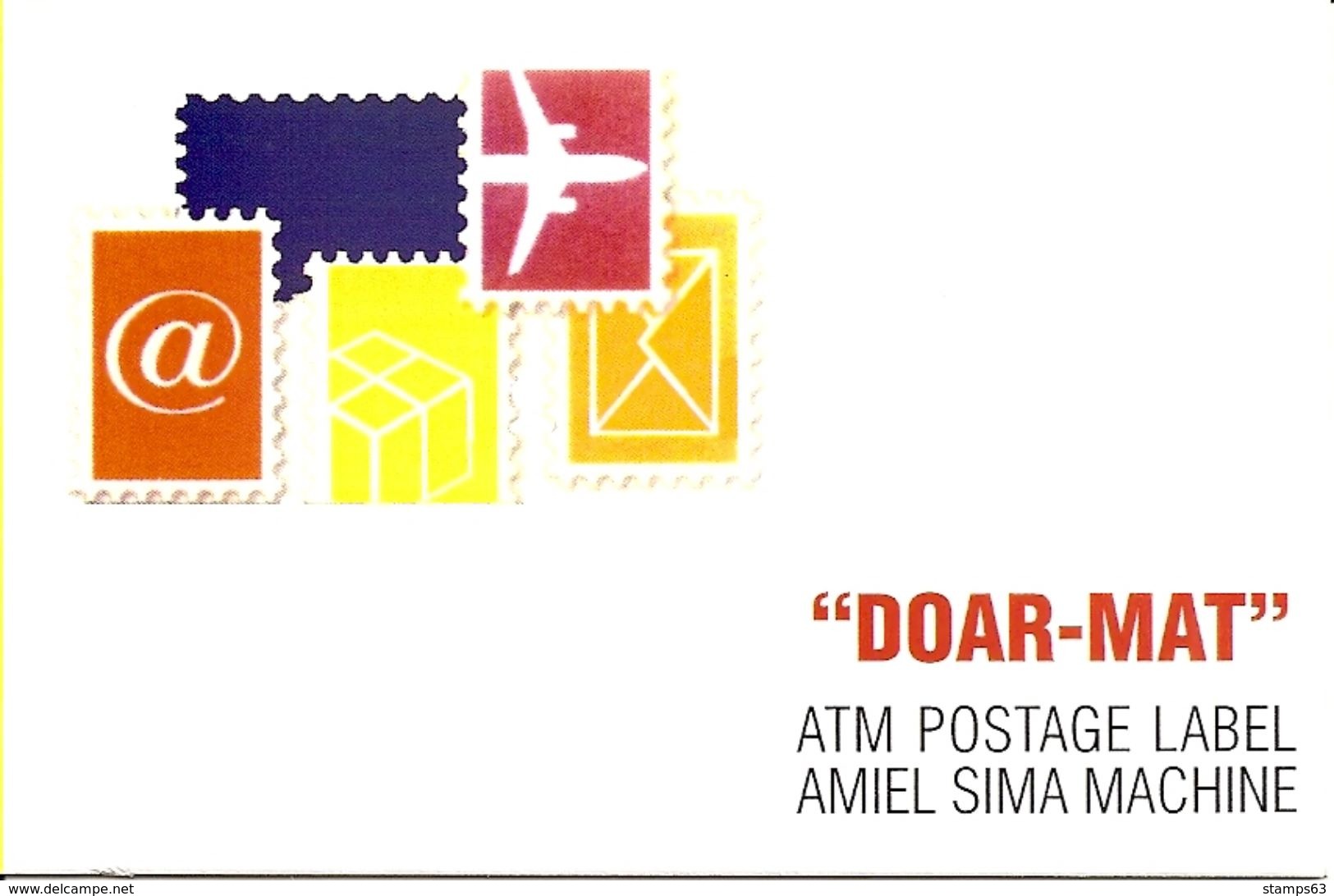 ISRAEL, 2004, Booklet A, SIMA, Label Booklet (private) - Booklets