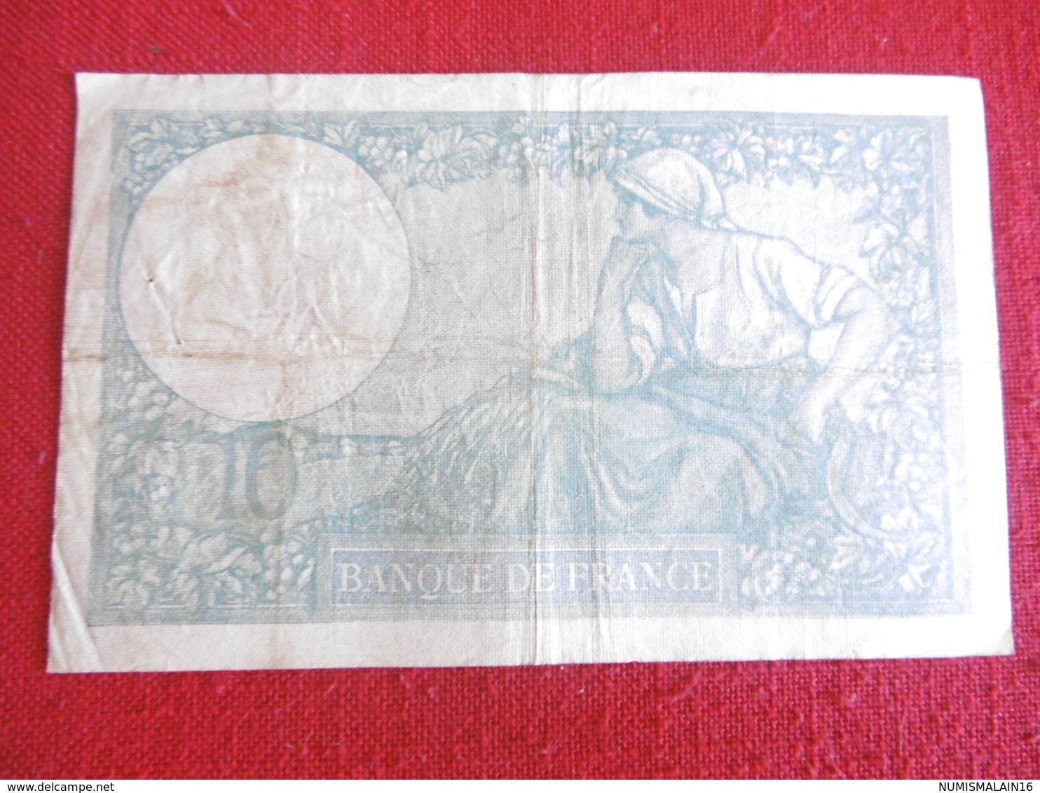 BILLET 10 FRANCS MINERVE-14.11.1940-N°573/E.79233 - 10 F 1916-1942 ''Minerve''