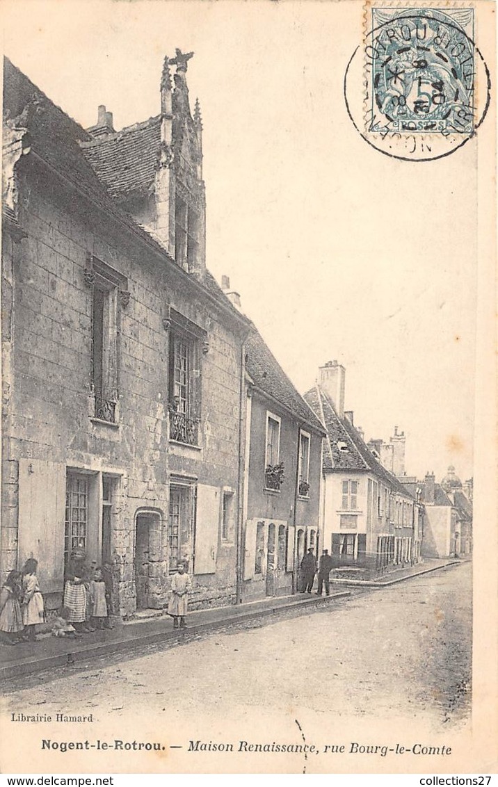 28-NOGENT-LE-ROTROU-  MAISON RENAISSANCE , RUE BOURG-LE-COMTE - Nogent Le Rotrou