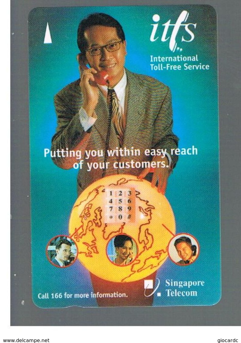 SINGAPORE -  1996           I.T.S. ,  MAN                - USED -   RIF. 10417 - Publicité