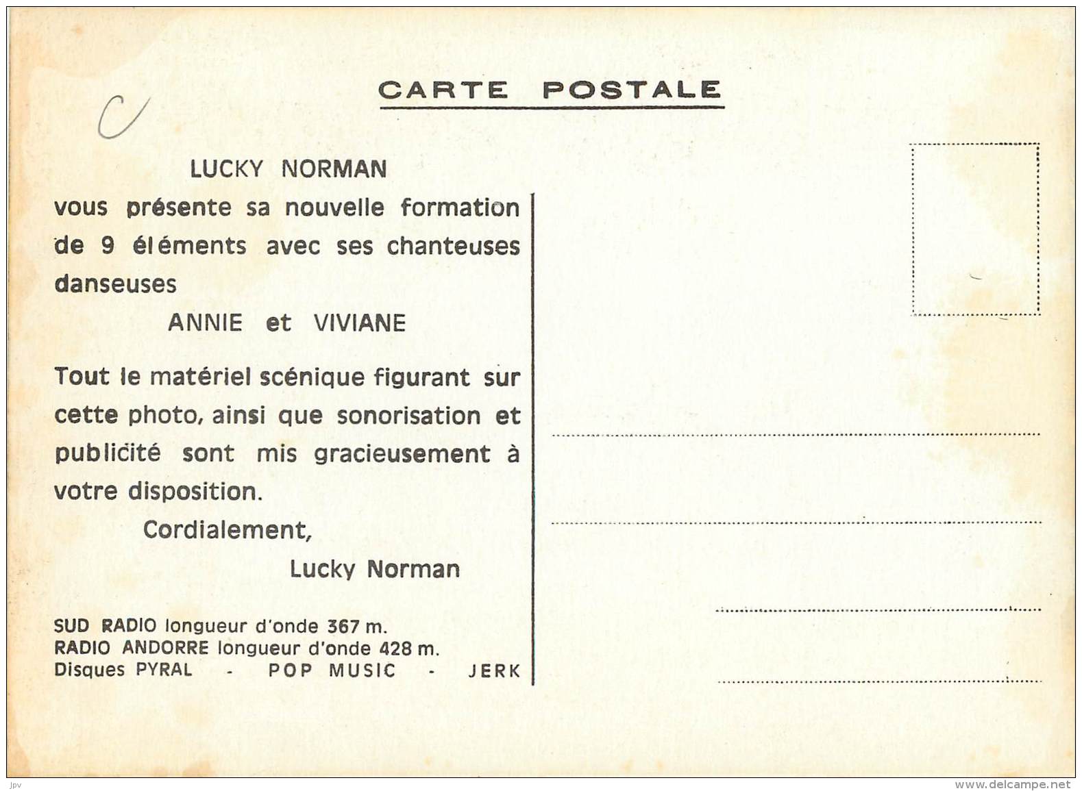 LUCKY NORMAN -ORCHESTRE - Music And Musicians