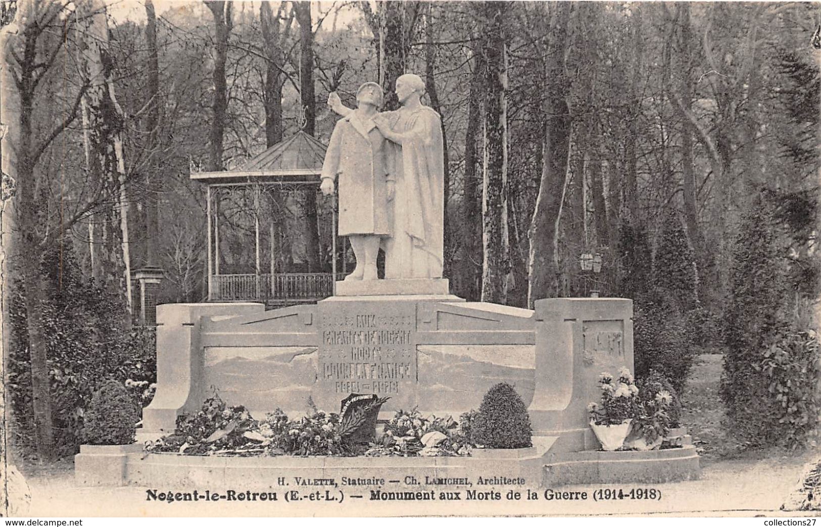 28-NOGENT-LE-ROTROU- MONUMENT AUX MORTS DE LA GUERRE 14/18 - Nogent Le Rotrou