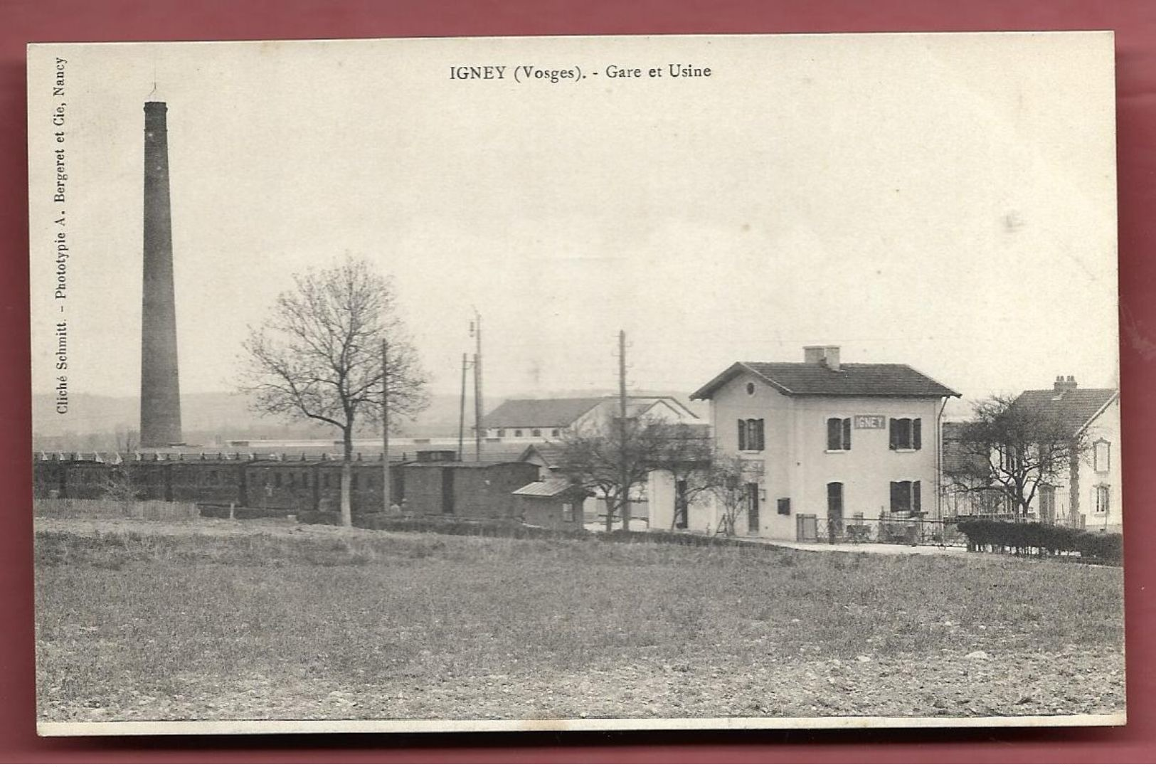 Igney - Gare Et Usine - Autres & Non Classés