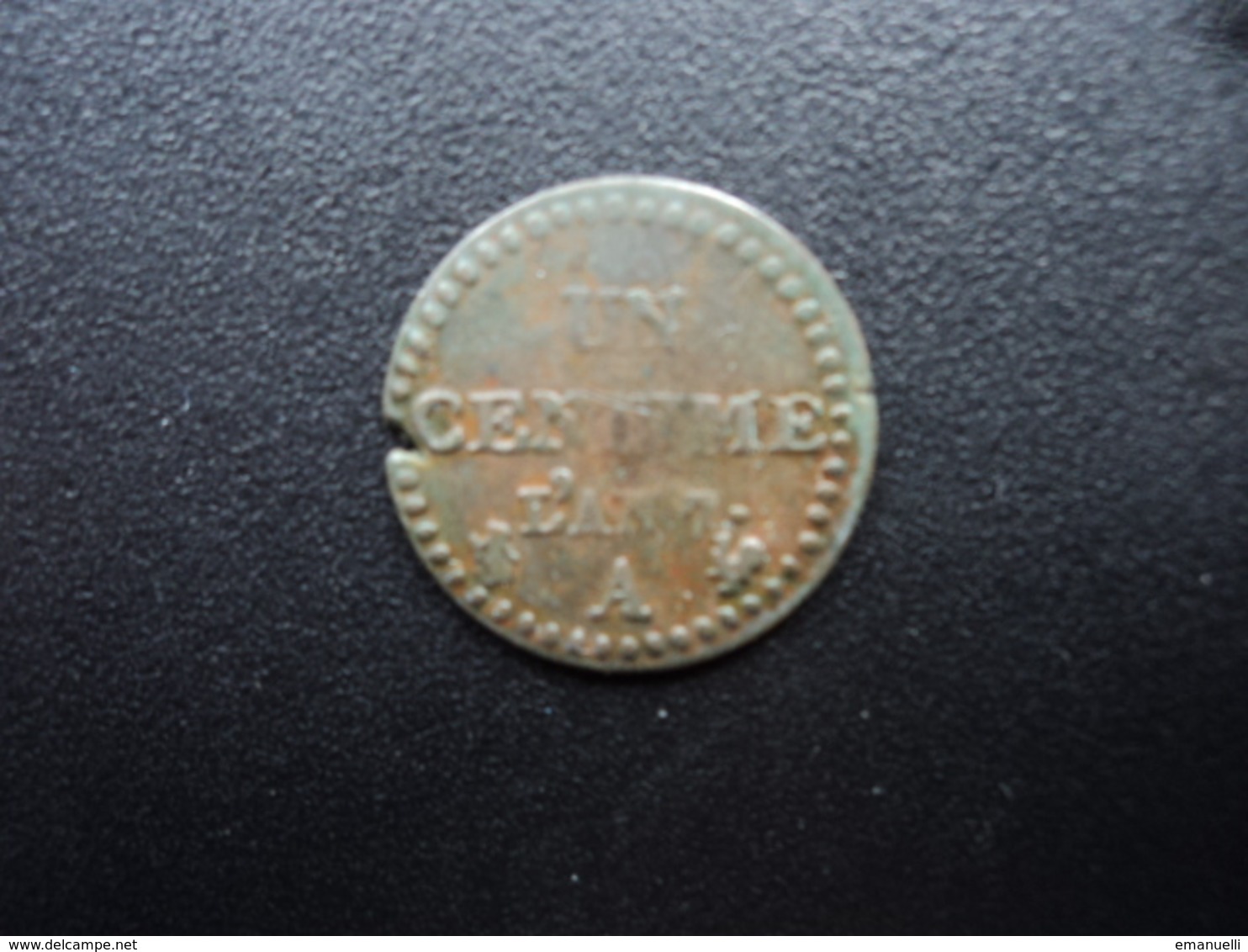 FRANCE : 1 CENTIME  L'an 7 A   F.100.13 * / G.76 / KM 646    TTB - 1795-1799 French Directory