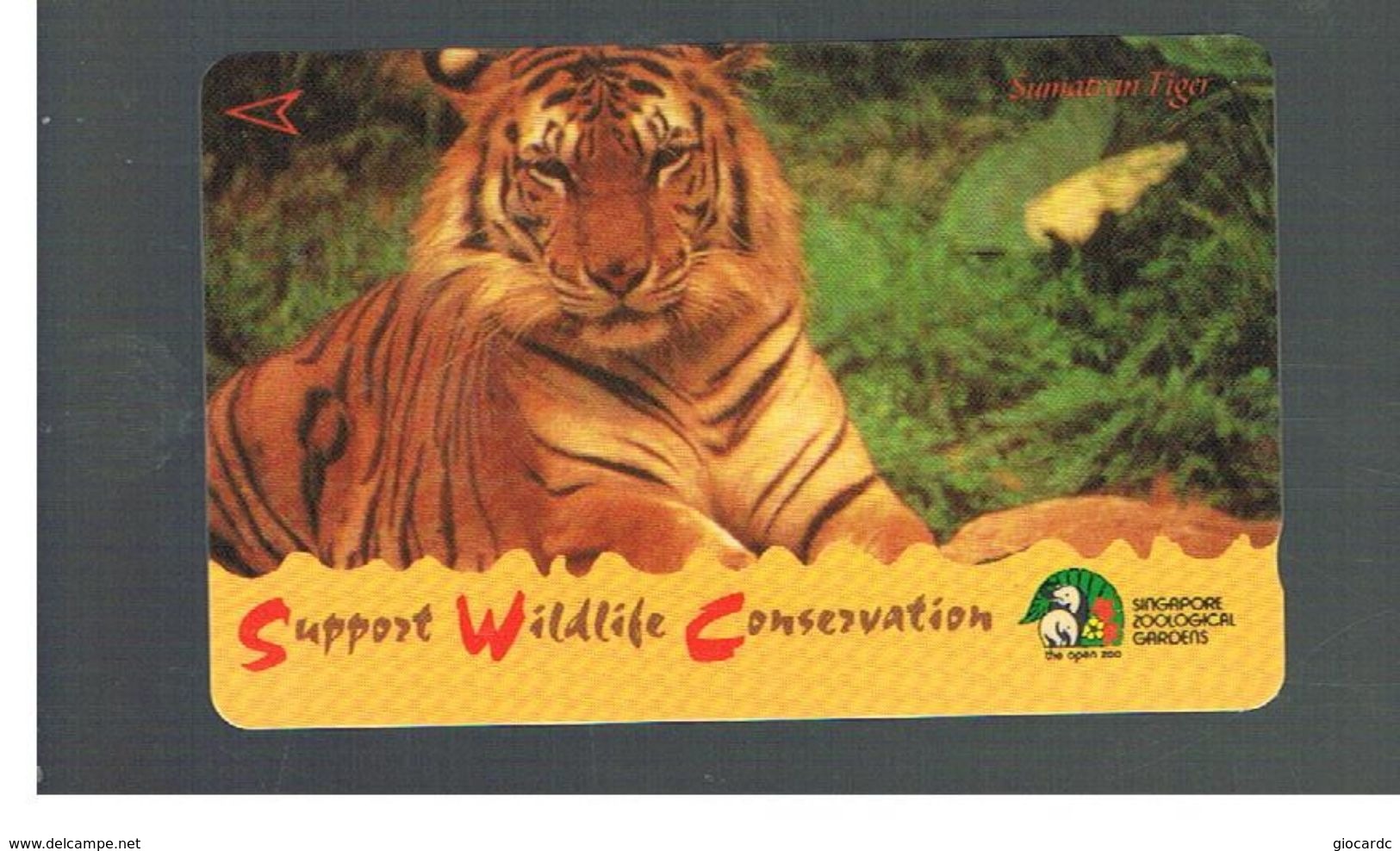 SINGAPORE -  1997 SUMATRAN TIGER       - USED -   RIF. 10419 - Singapore