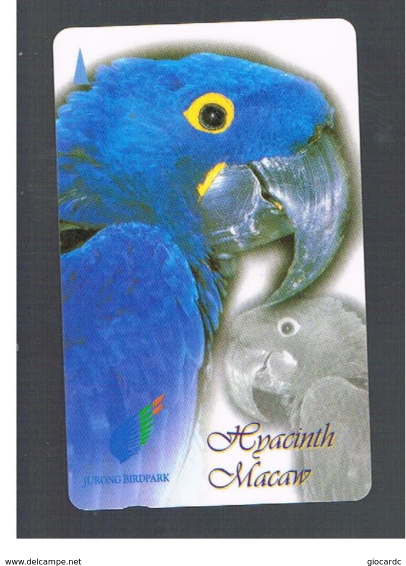 SINGAPORE -  1997 BIRDS: PARROT HYACINTH MACAW   - USED -   RIF. 10421 - Papageien