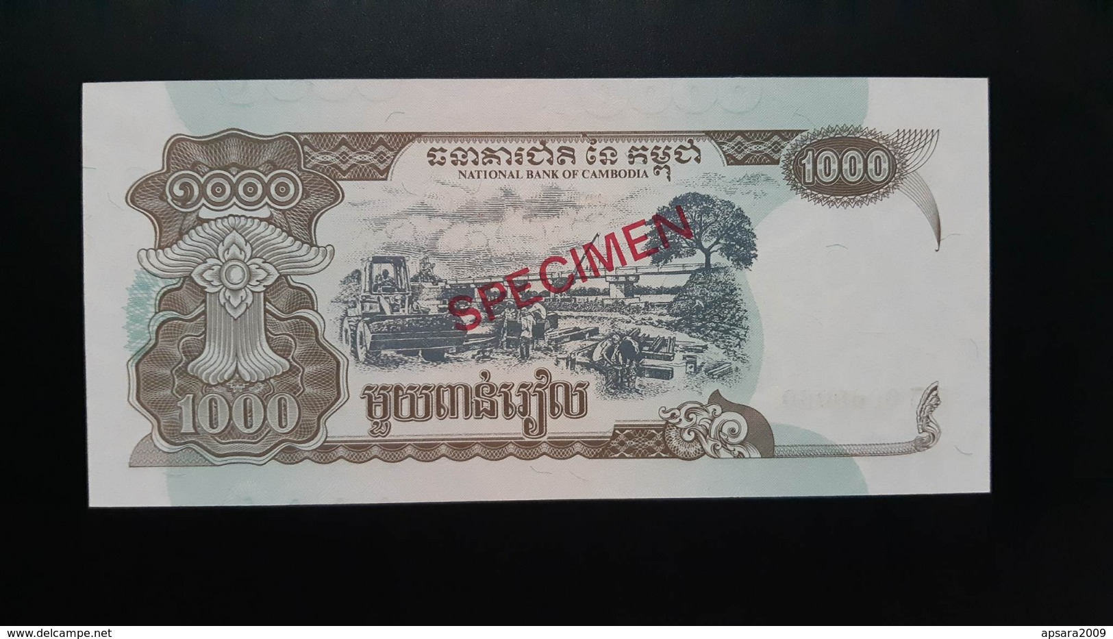 CAMBODGE / CAMBODIA/ 1000 Riels 1999 Specimen UNC - Cambodia