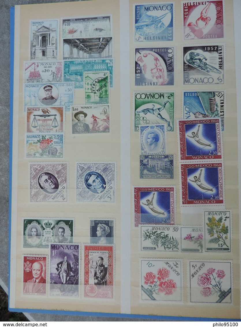 Album De Timbres Neuf MONACO , Rep.S.MARINO , VATICAN , LIECHTENSTEIN. - Collections, Lots & Series