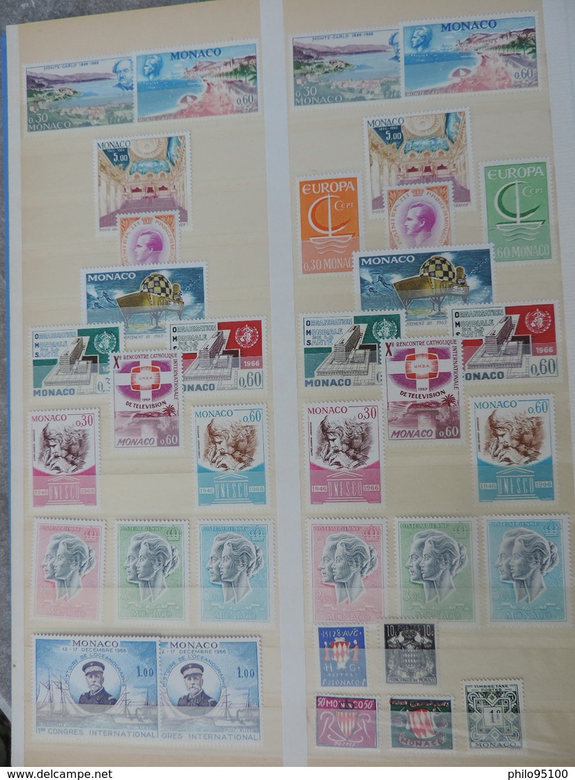 Album De Timbres Neuf MONACO , Rep.S.MARINO , VATICAN , LIECHTENSTEIN. - Collections, Lots & Series