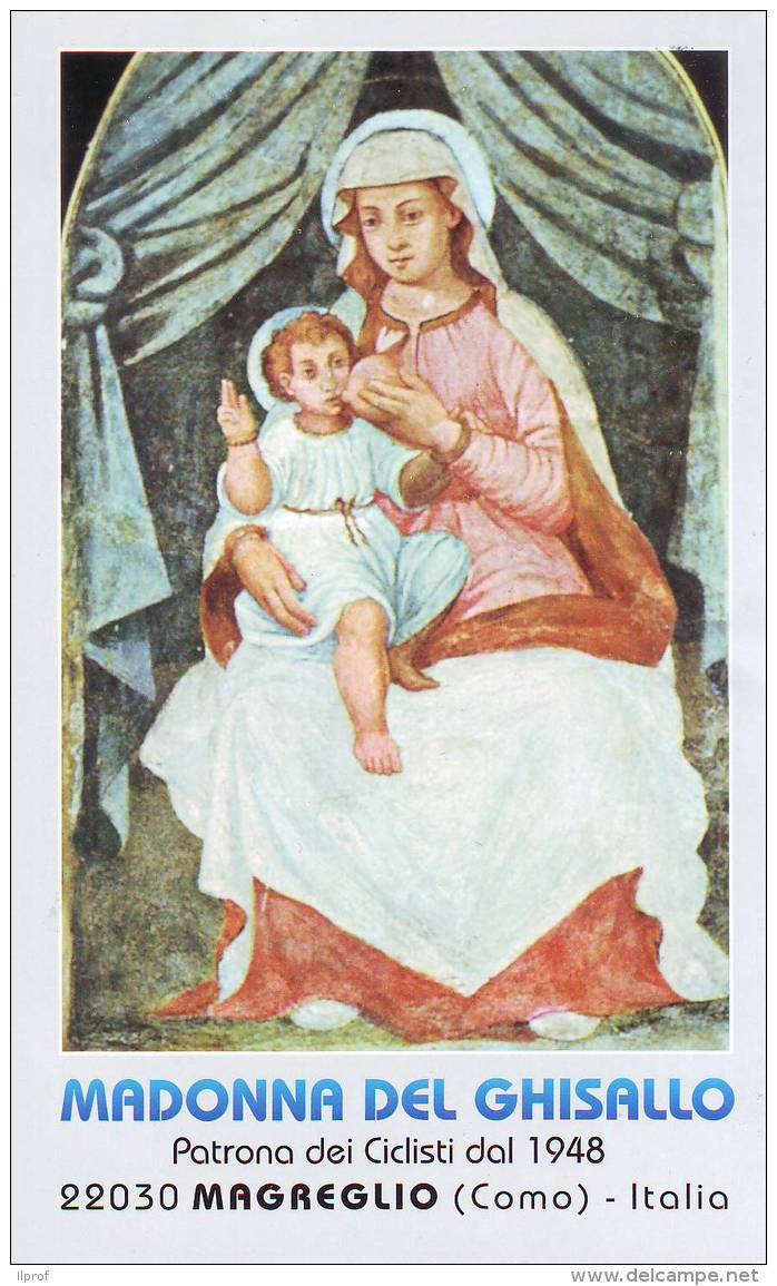 Madonna Del Ghisallo,  Santino  Con Preghiera - Religione & Esoterismo