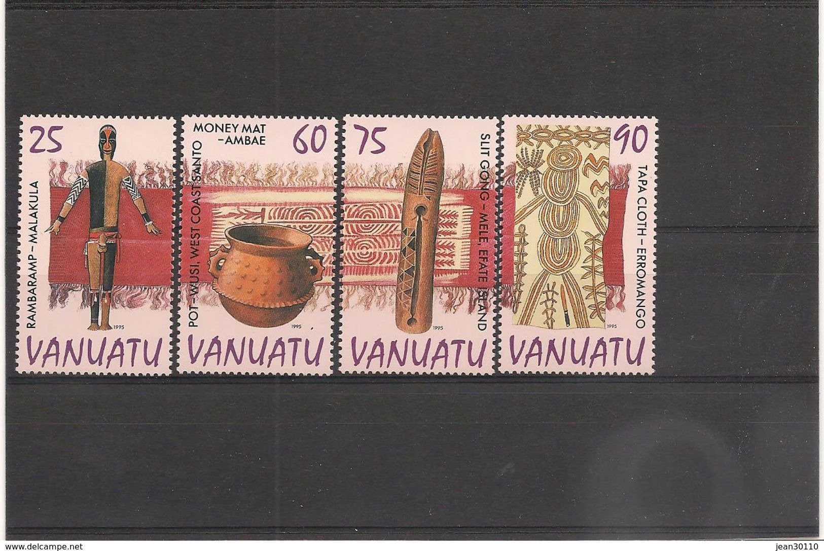 VANUATU  Année 1995 Artisanat N° Y/T : 985/88** - Vanuatu (1980-...)