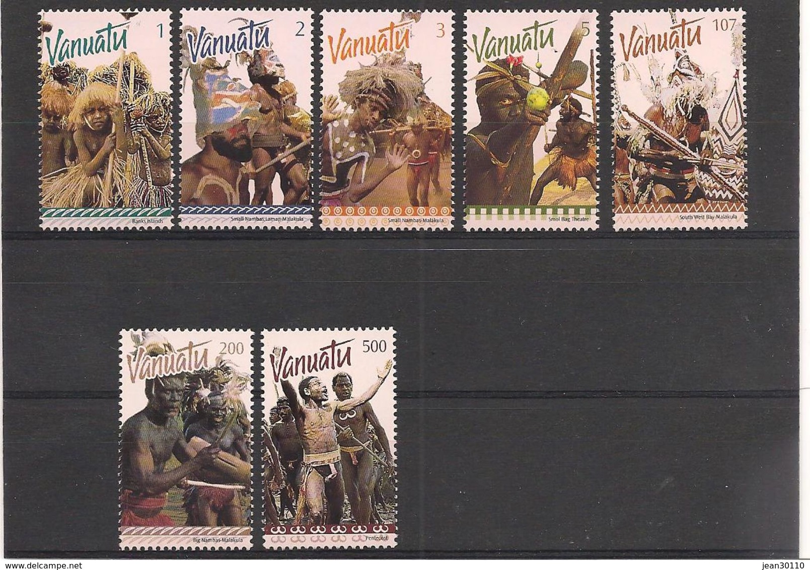 VANUATU  Année 1999 Danses Typiques N° Y/T : 1073/79** - Vanuatu (1980-...)