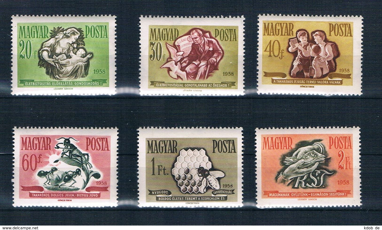 Ungarn Michel Nr. 1513 - 1518 A Postfrisch - Unused Stamps