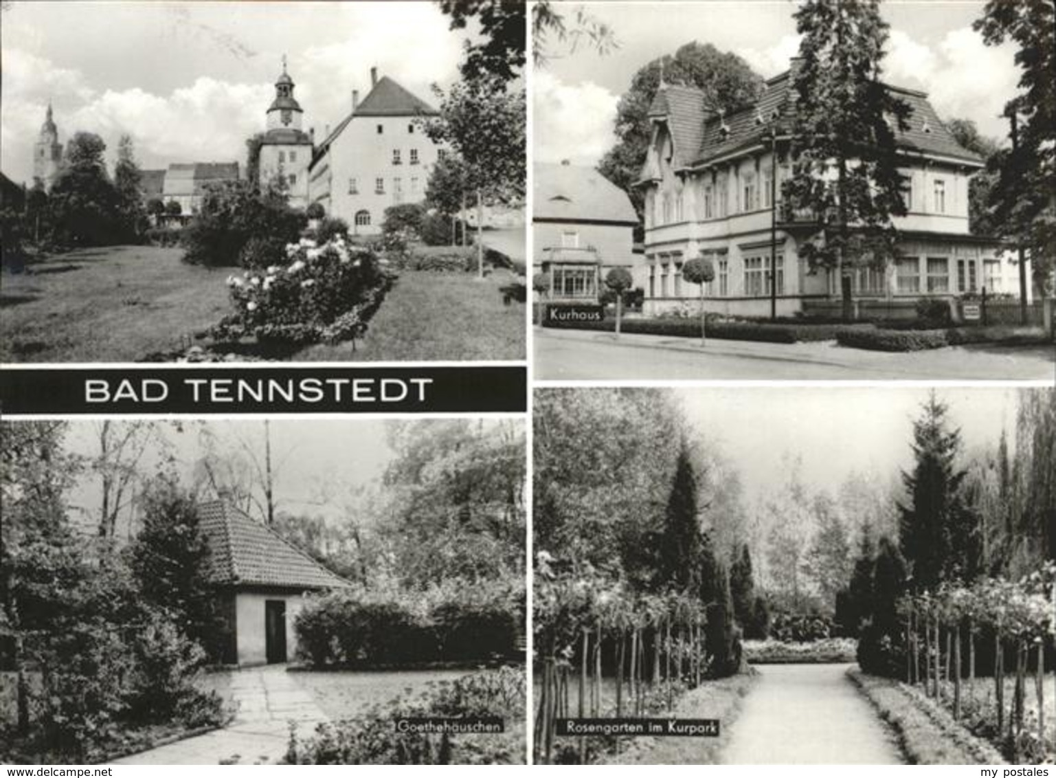 41257912 Bad Tennstedt Kurhaus Rosengarten Kurpark Goethehaeuschen Bad Tennstedt - Bad Tennstedt