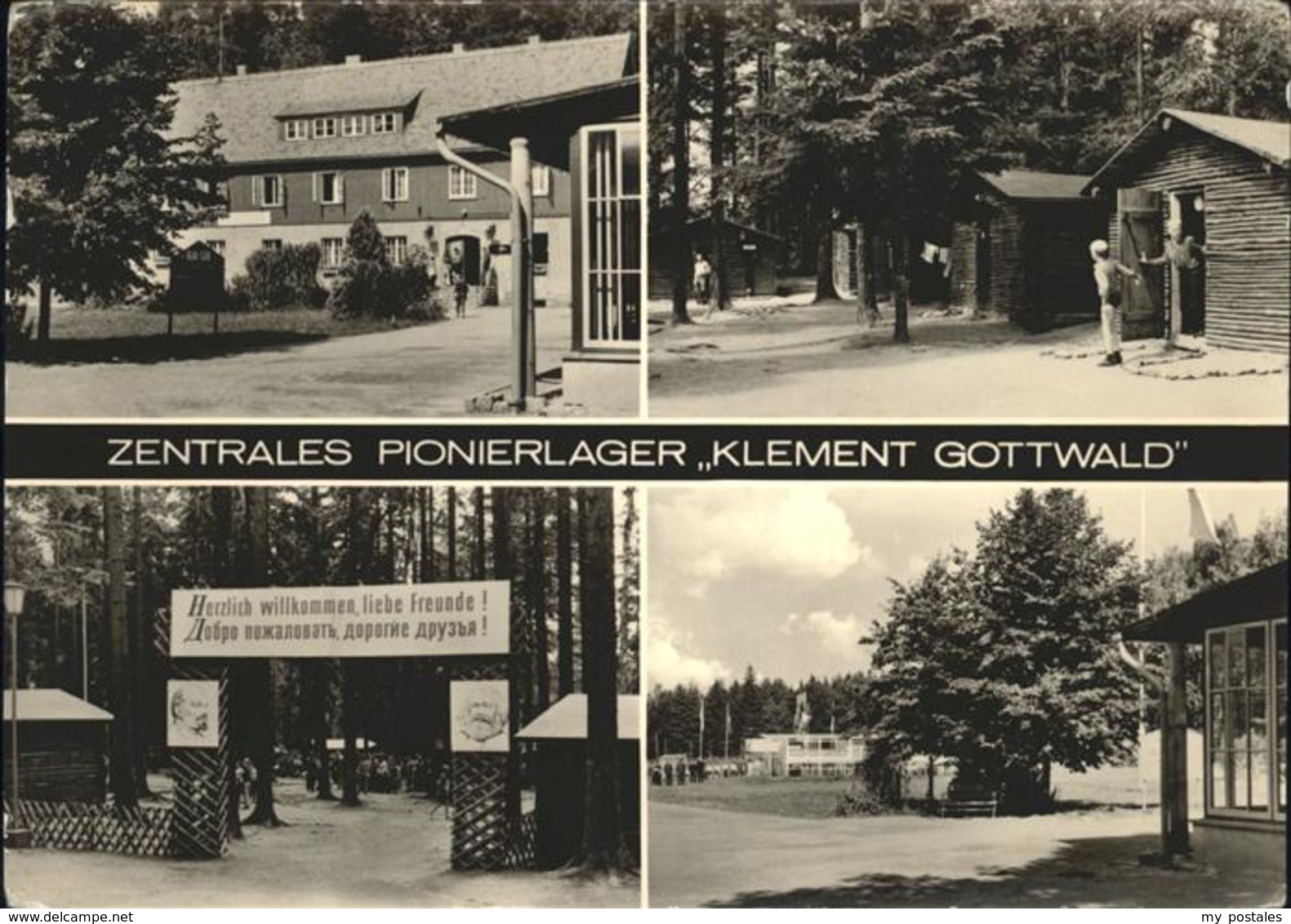 41261300 Papstdorf Pionierlage Klement Gottwald Kinder Papstdorf - Gohrisch