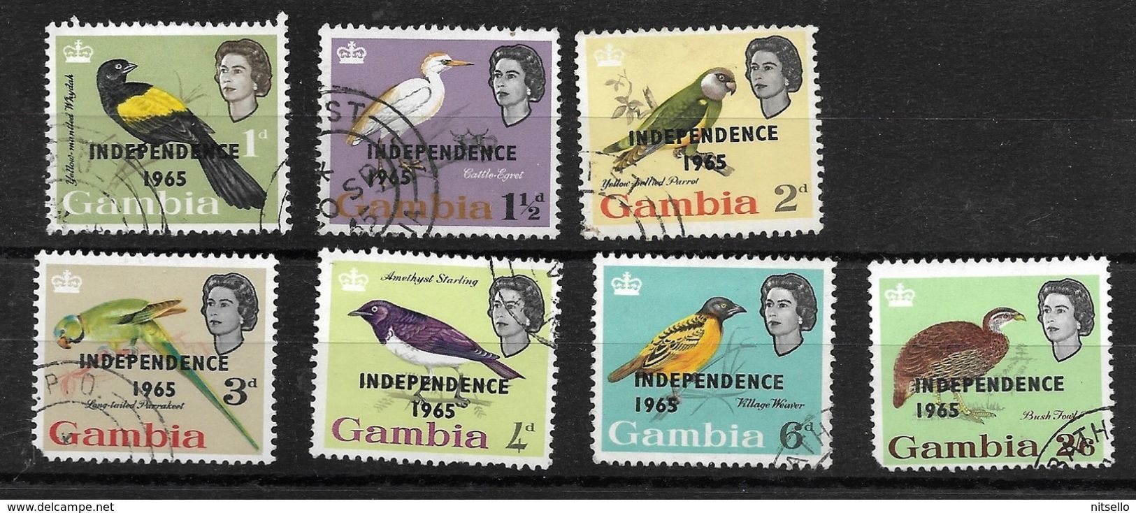 LOTE 1691  ///  (C096) GAMBIA 1965      ¡¡¡¡ LIQUIDATION !!!! - Gambie (1965-...)