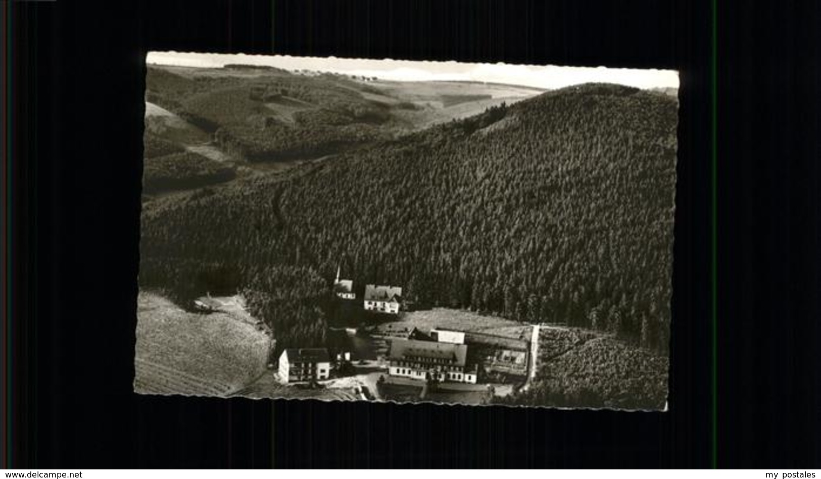 41273583 Oberkirchen Sauerland Berghotel Hoher Knochen Luftaufnahme Oberkirchen - Schmallenberg