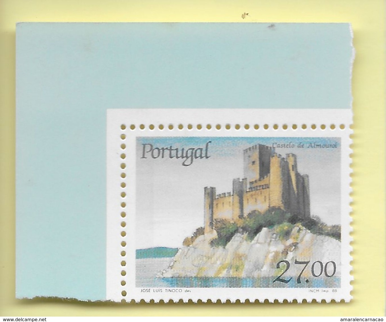 TIMBRES - STAMPS - PORTUGAL - 1988 - LE CHATEAU DE ALMOUROL  - TIMBRE  NEUF - MNH - Unused Stamps