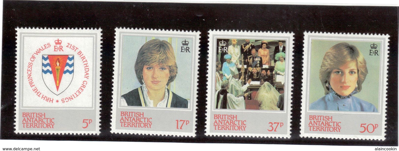 Clme - BAT 114/117** De 1982. Princesse Diana. - Neufs