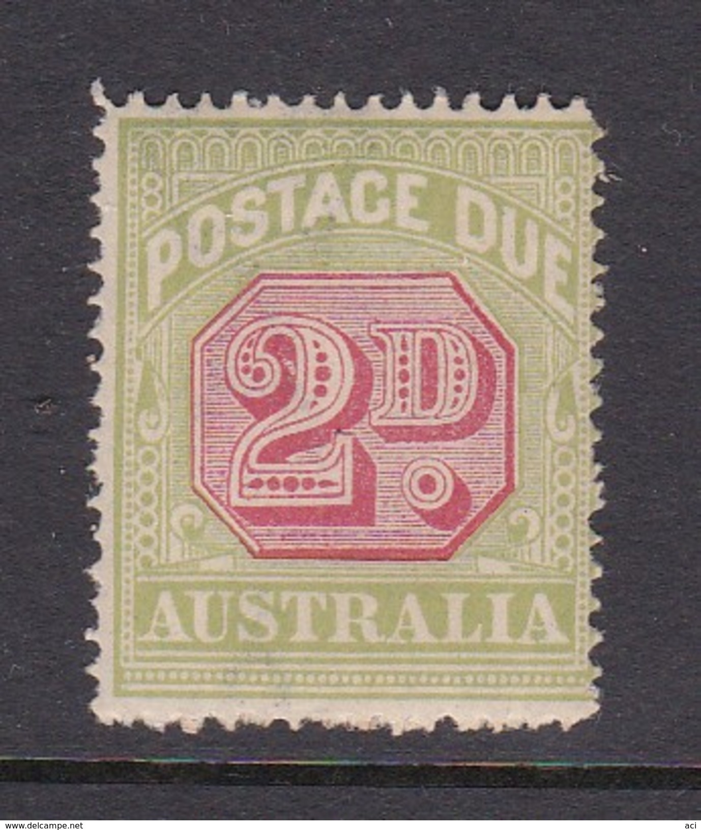 Australia Postage Due Stamps SG D94  1922 Two Pennies Perf 14 Mint Never Hinged - Impuestos