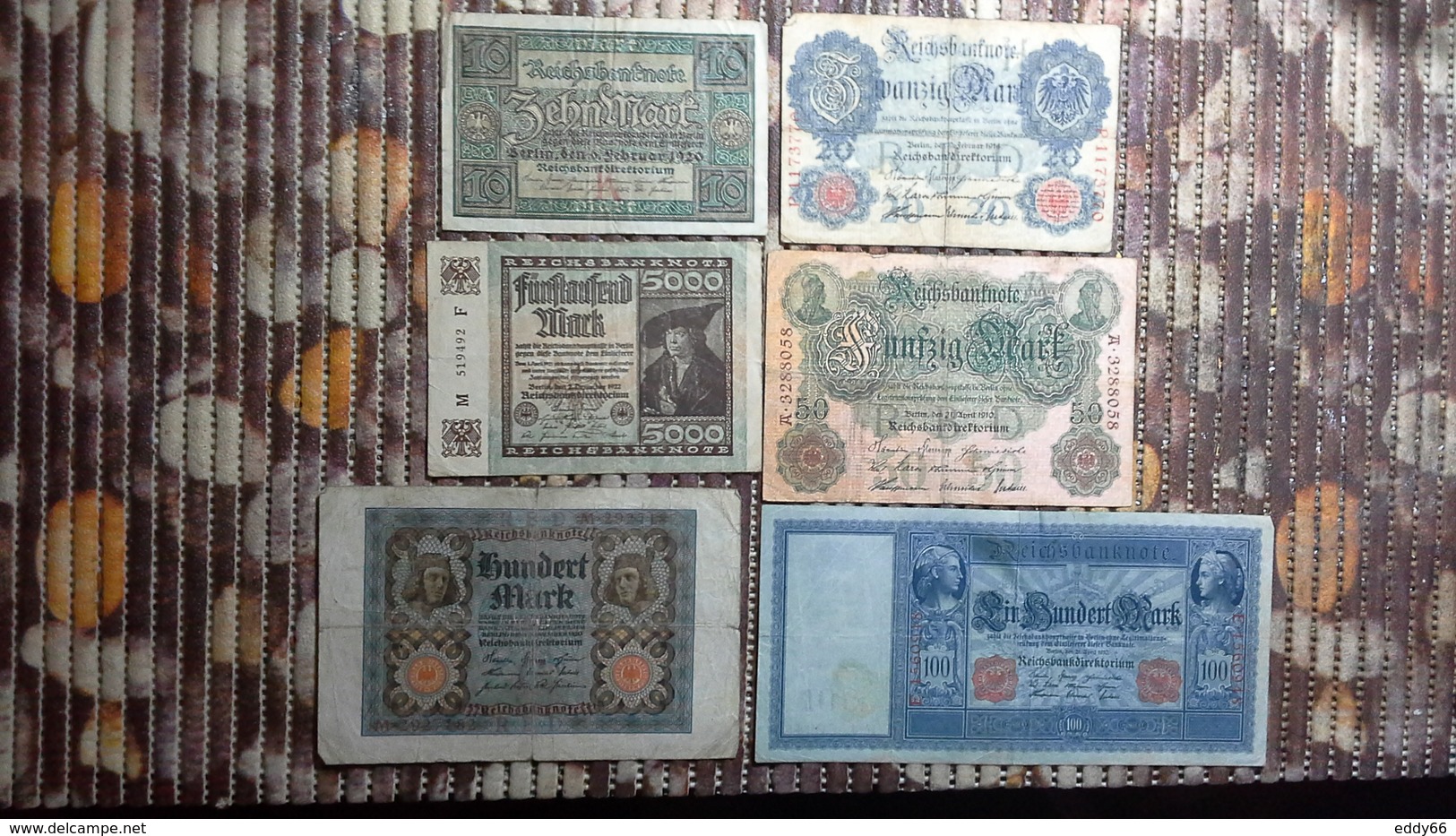 Lot Geldscheine Deutsches Reich - Colecciones