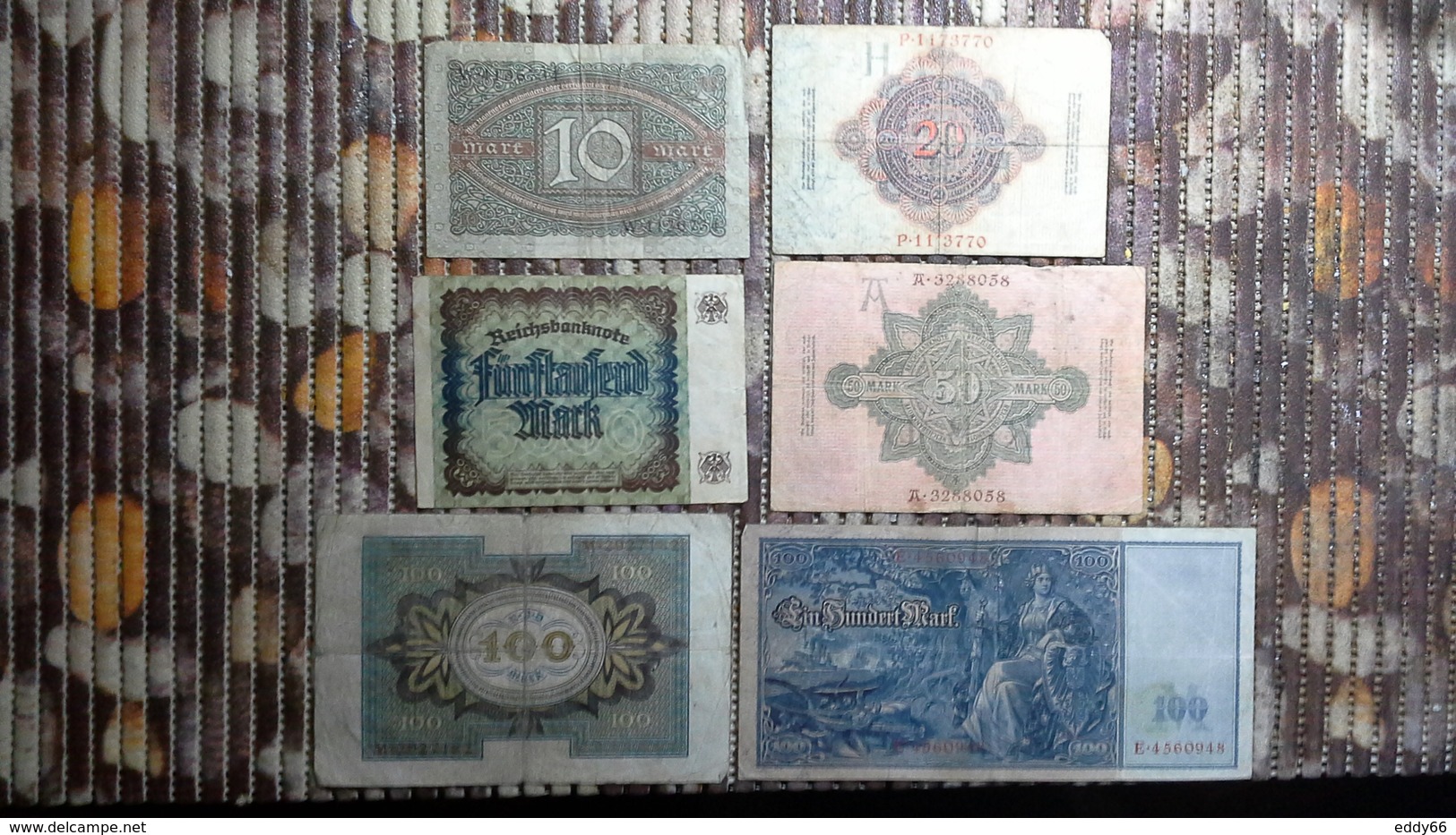 Lot Geldscheine Deutsches Reich - Colecciones