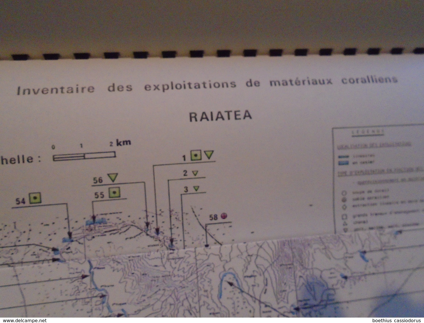 POLYNESIE : SCHEMA GENERAL EXPLOITATION GRANULATS ET PROTECTION DE L'ENVIRONNEMENT DE MOOREA ET DES ILES SOUS LE VENT