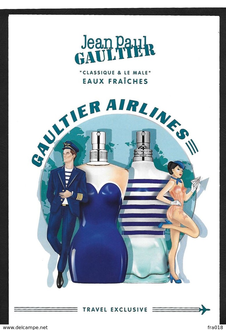 F - New !! Publicité Magazine J.P Gaultier - Gaultier Airlines - Duty Free (28 Cm X 18,5 Cm) - Modernes (à Partir De 1961)