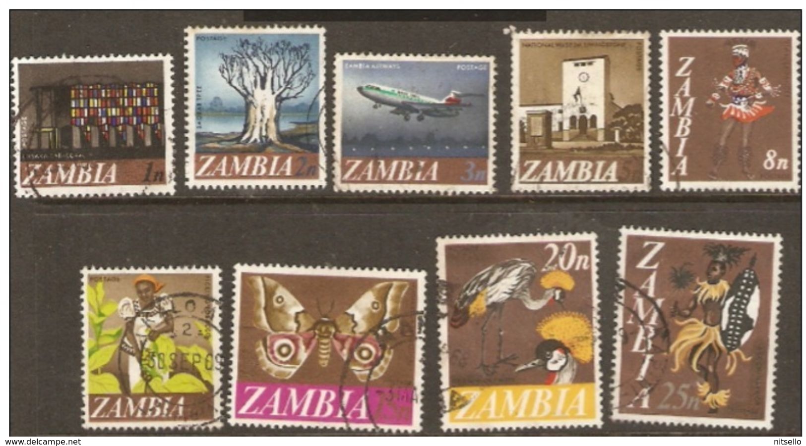 LOTE 1691   ///   (C030) ZAMBIA LOTE - Zambia (1965-...)