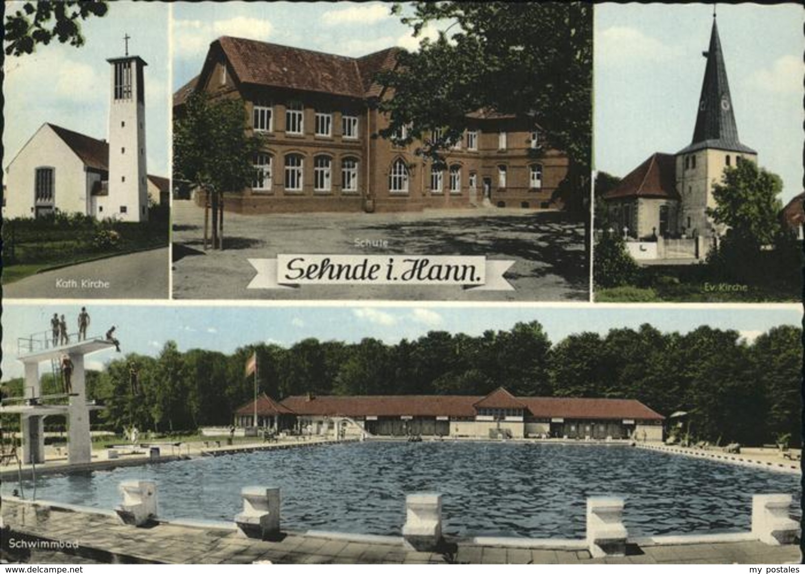 41283153 Sehnde Kirche Schule Schwimmbad Sehnde - Sehnde