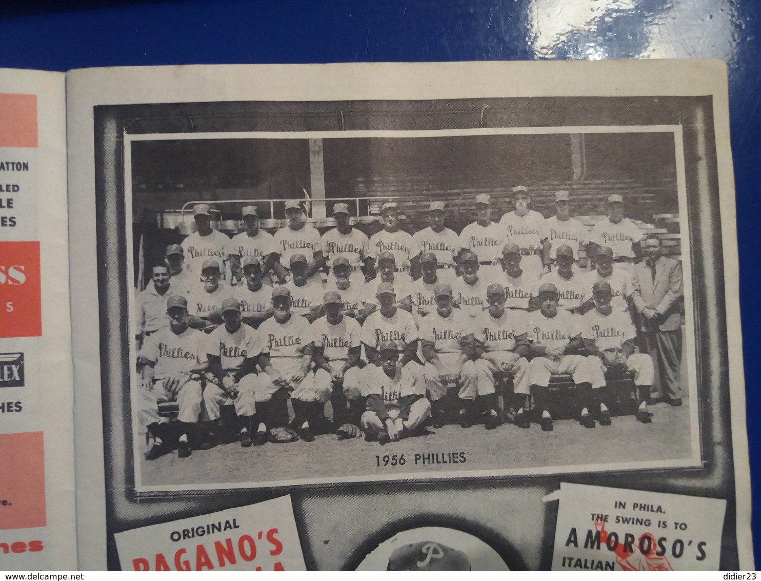 PHILCO  PHILLIES 1956 OFFICIAL SCORE GARD - Autres & Non Classés