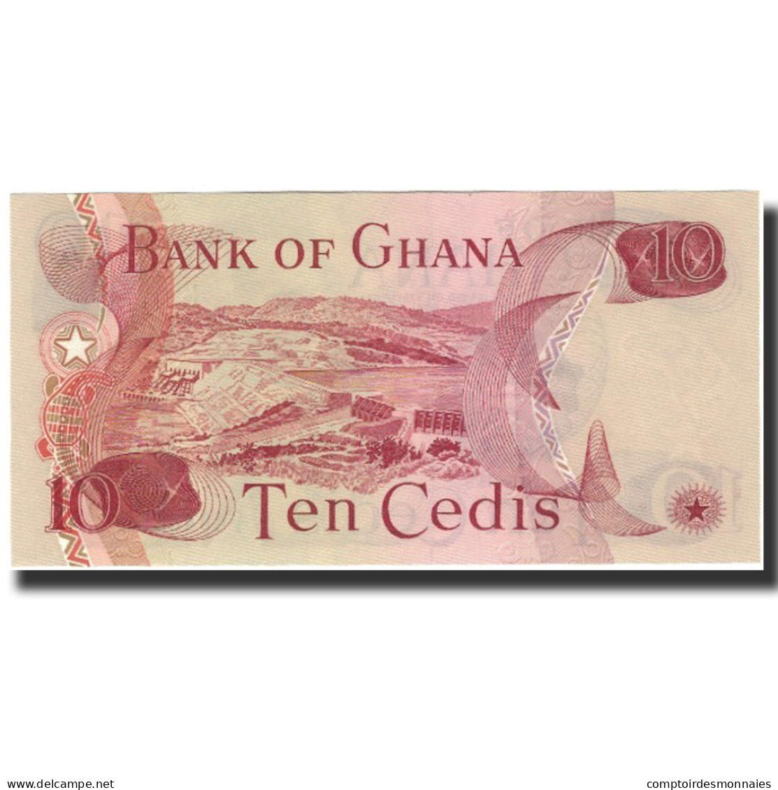 Billet, Ghana, 10 Cedis, 1978-01-02, KM:16f, NEUF - Ghana