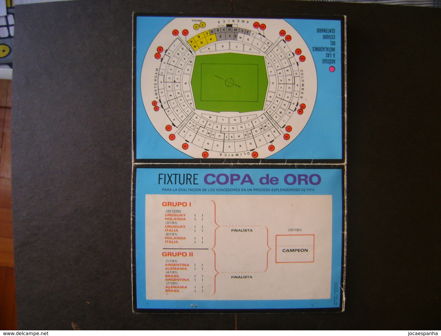 CENTENARIO MONTEVIDEO STADIUM (URUGUAY), ADVERTISING FOLDER IN THE STATE - Andere & Zonder Classificatie