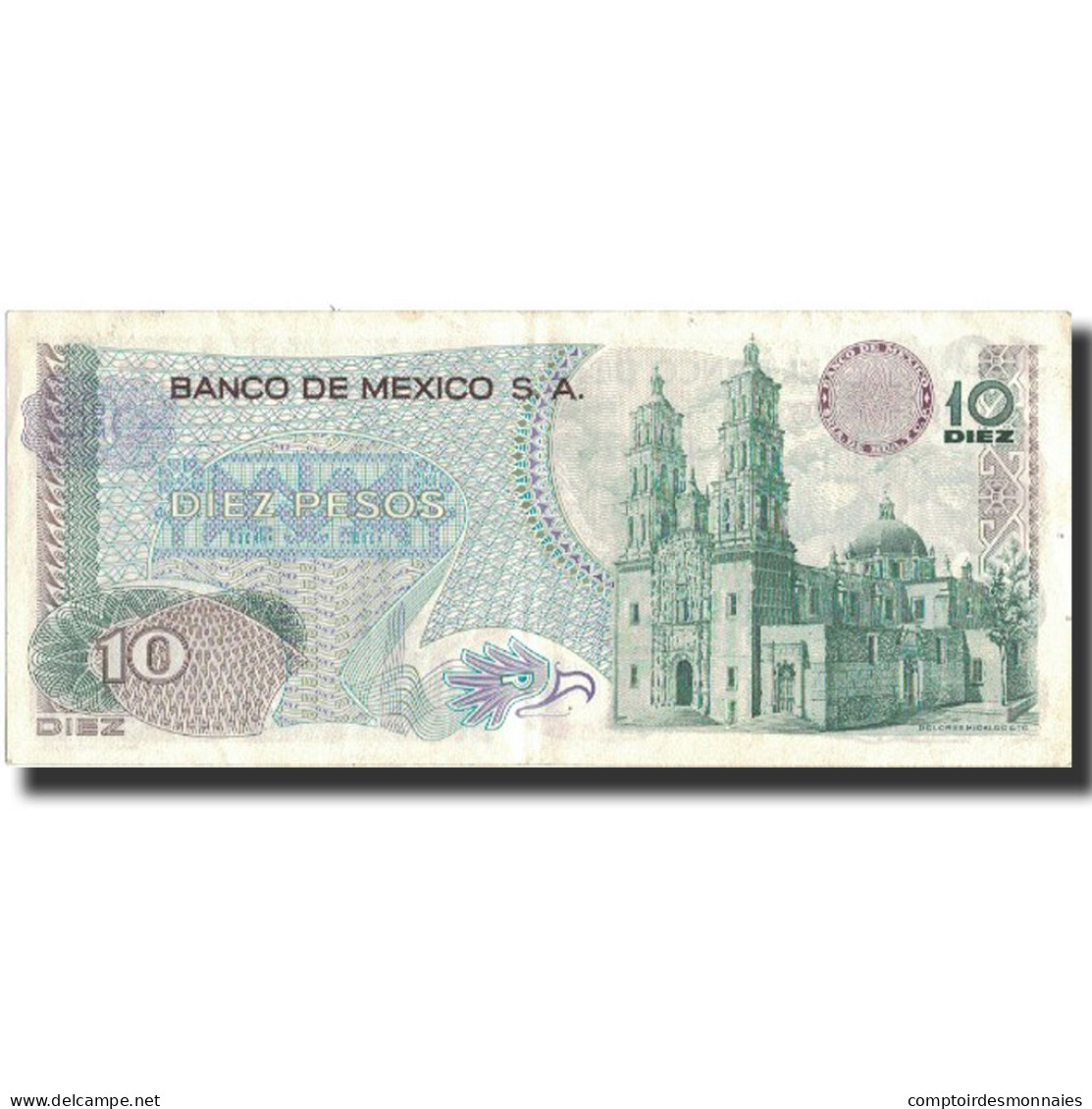 Billet, Mexique, 10 Pesos, 1974, 1974-10-16, KM:63g, TTB+ - Mexique