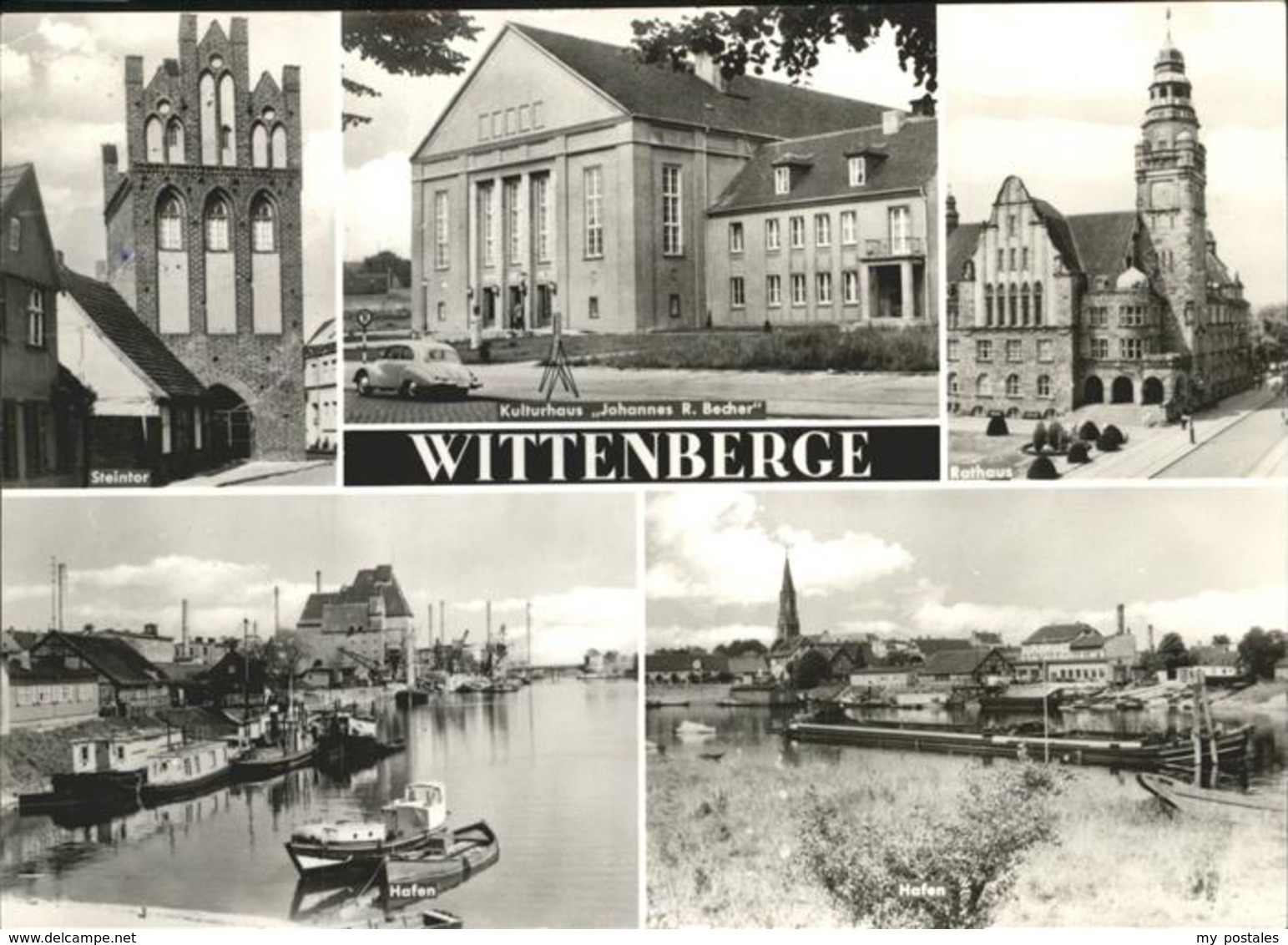 41261912 Wittenberge Rathasu Hafen Kulturhaus Hohannes R. Becher Steintor Witten - Wittenberge