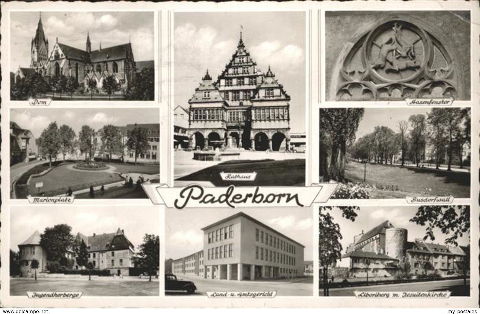 41277381 Paderborn Hasenfenster Liboriberg Amtsgericht Rathaus Dom Paderborn - Paderborn