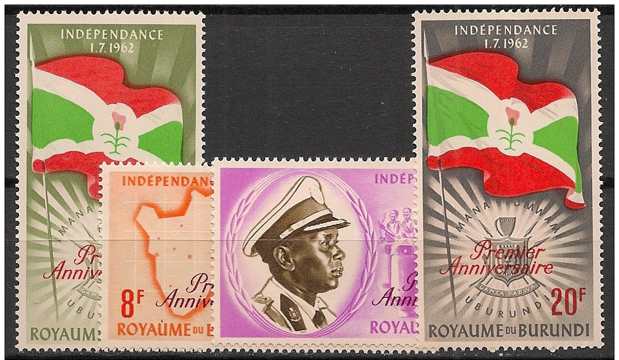 Burundi - 1963 - N°Mi. 53 à 56 - Indépendance - Neuf Luxe ** / MNH / Postfrisch - Nuovi